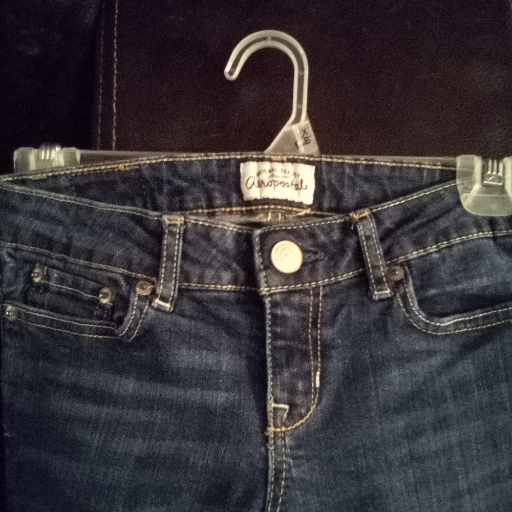 Aeropostale bayla skinny jeans 00 short/court